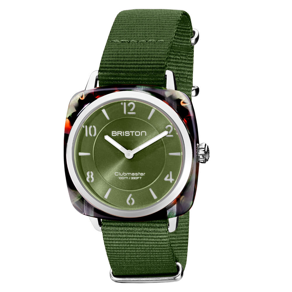 Clubmaster Chic Acétate – Vert olive - 21536.SA.UG.26.NOL