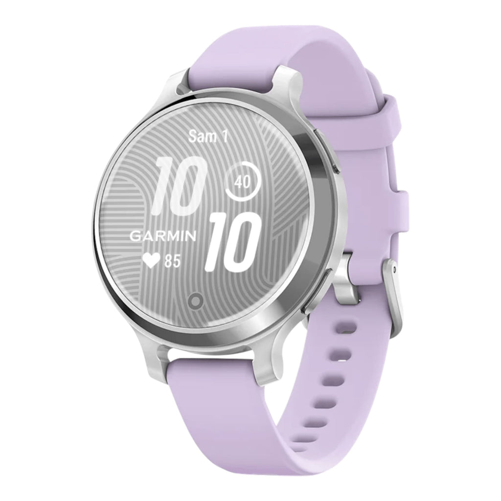 VOGTIME-MONTRES-GARMIN-Lily® 2 Active  Silver avec bracelet en silicone lilas - 010-02891-01