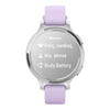 VOGTIME-MONTRES-GARMIN-Lily® 2 Active  Silver avec bracelet en silicone lilas - 010-02891-01