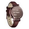 VOGTIME-MONTRES-GARMIN-Lily® 2 Classic  Dark Bronze avec bracelet en cuir acajou - 010-02839-03