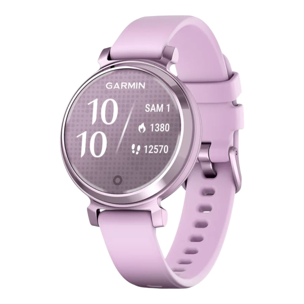 VOGTIME-MONTRES-GARMIN-Lily® 2  Metallic Lilac avec bracelet en silicone lilas - 010-02839-01