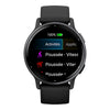 VOGTIME-MONTRES-GARMIN - vívoactive® 5 - Boitier noir avec lunette en aluminium Gray et bracelet silicone noir - 010-02862-10