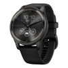 VOGTIME-MONTRES-GARMIN - vívomove® Trend -  Gray avec bracelet silicone noir - 010-02665-00