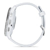 VOGTIME-MONTRES-Venu® 3  Lunette Silver en acier inoxydable avec boîtier blanc et bracelet en silicone blanc - 010-02784-00