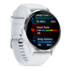 VOGTIME-MONTRES-Venu® 3  Lunette Silver en acier inoxydable avec boîtier blanc et bracelet en silicone blanc - 010-02784-00