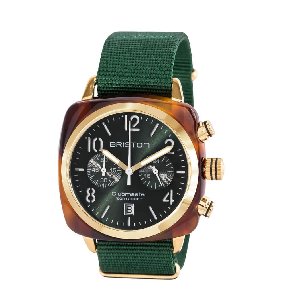 Clubmaster Classic Acétate Gold – Vert Anglais - 15140.PYA.T.10.NBG