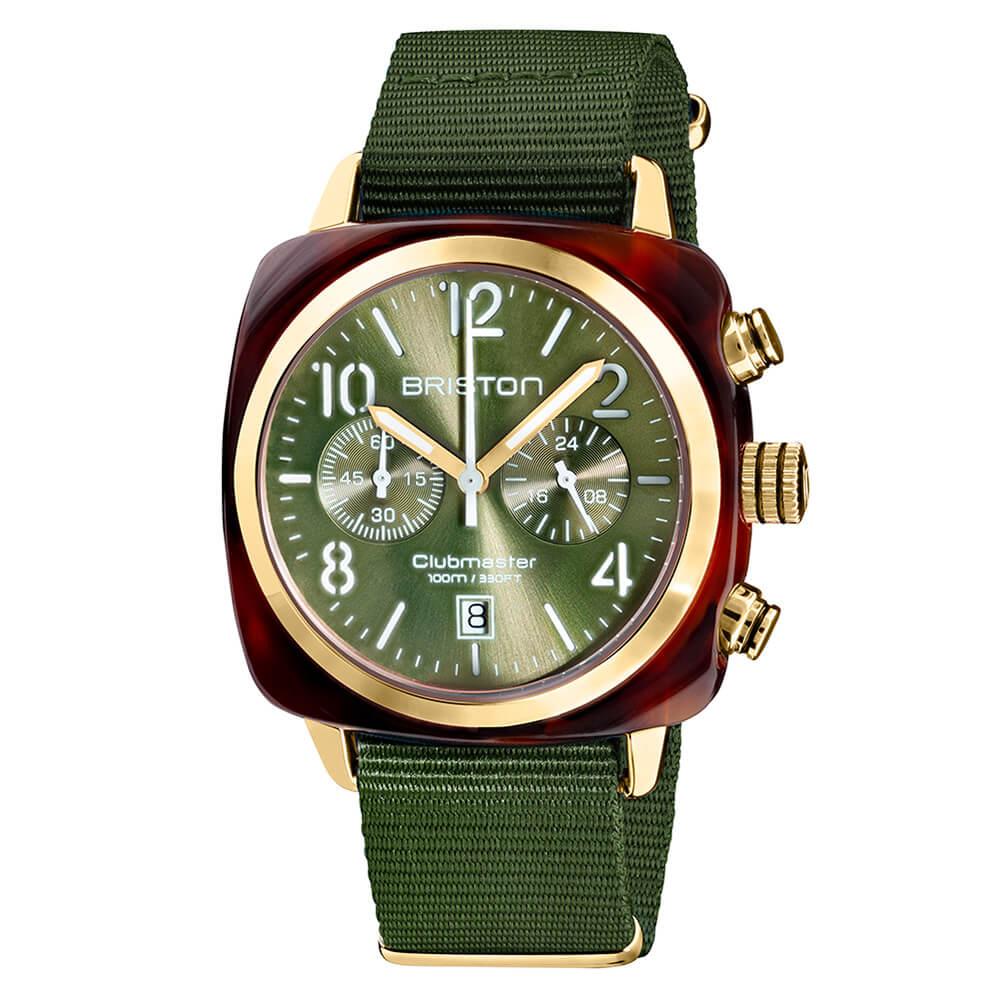 Clubmaster Classic Acétate Gold – Vert Olive - 19140.PYA.T.26.NOL-1