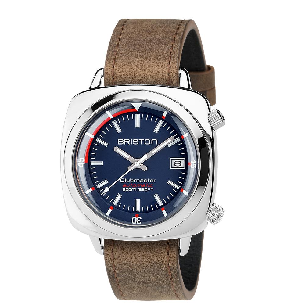 Clubmaster Diver Acier Poli – Bleu - 17642.PS.D.15.LVBR