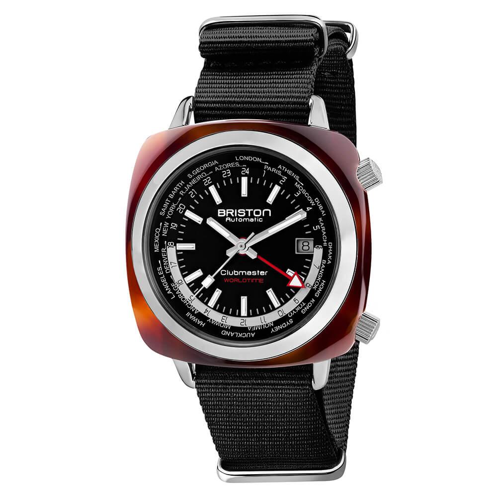 Clubmaster Traveler Worldtime Acétate – Noir - 20842.SA.TW.1.NB