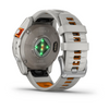 fēnix® 7 Pro Sapphire Solar Edition Titanium avec bracelet gris / orange - 010-02777-21