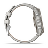 fēnix® 7 Pro Sapphire Solar Edition Titanium avec bracelet gris / orange - 010-02777-21