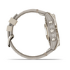fēnix® 7S Pro Sapphire Solar Edition Or doux avec bracelet en cuir écru - 010-02776-30