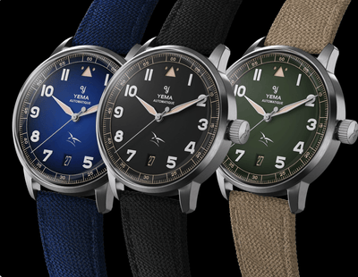 LA NOUVELLE MONTRE YEMA "FLYGRAF FLIEGER AAE"