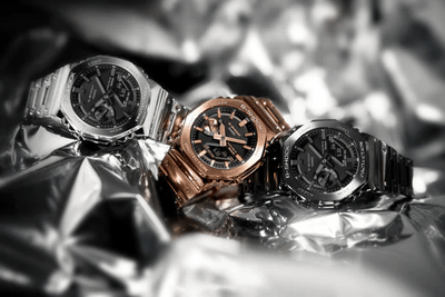 Une sortie très attendue de la nouvelle Casioak « G-Shock GM-B2100 » en full métal !!!