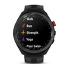 GARMIN -Approach® S70 - 47 mm - Lunette en céramique noire avec bracelet en silicone noir - 010-02746-12