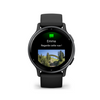 GARMIN - vívoactive® 5 - Boitier noir avec lunette en aluminium Gray et bracelet silicone noir - 010-02862-10