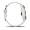 GARMIN - vívoactive® 5 - Boitier ivoire avec lunette en aluminium Soft Gold et bracelet silicone ivoire - 010-02862-11