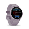 GARMIN - vívoactive® 5 - Boitier violet avec lunette en aluminium Metallic Orchid Gold et bracelet silicone violet - 010-02862-13