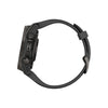 fēnix® 8 – 43 mm, AMOLED  Sapphire, Titane Carbon Gray DLC avec bracelet en silicone noir/gris galet - 010-02903-21