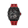 Elemental Series-Carbon Fiber Automatic Watch - TB8209CF-02-Black Red Carbon Fiber