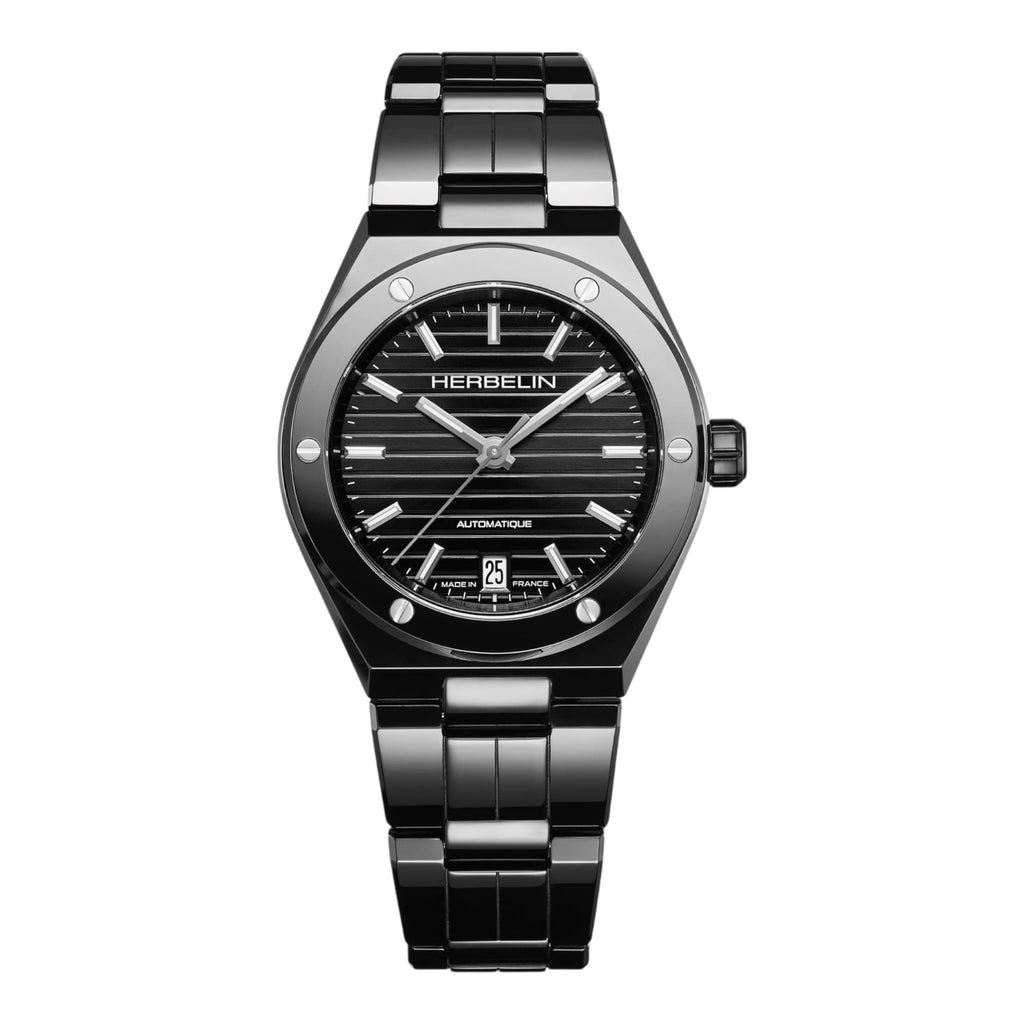 Cap Camarat Automatique - Céramique – Noir Poli - 1545BCRN14P