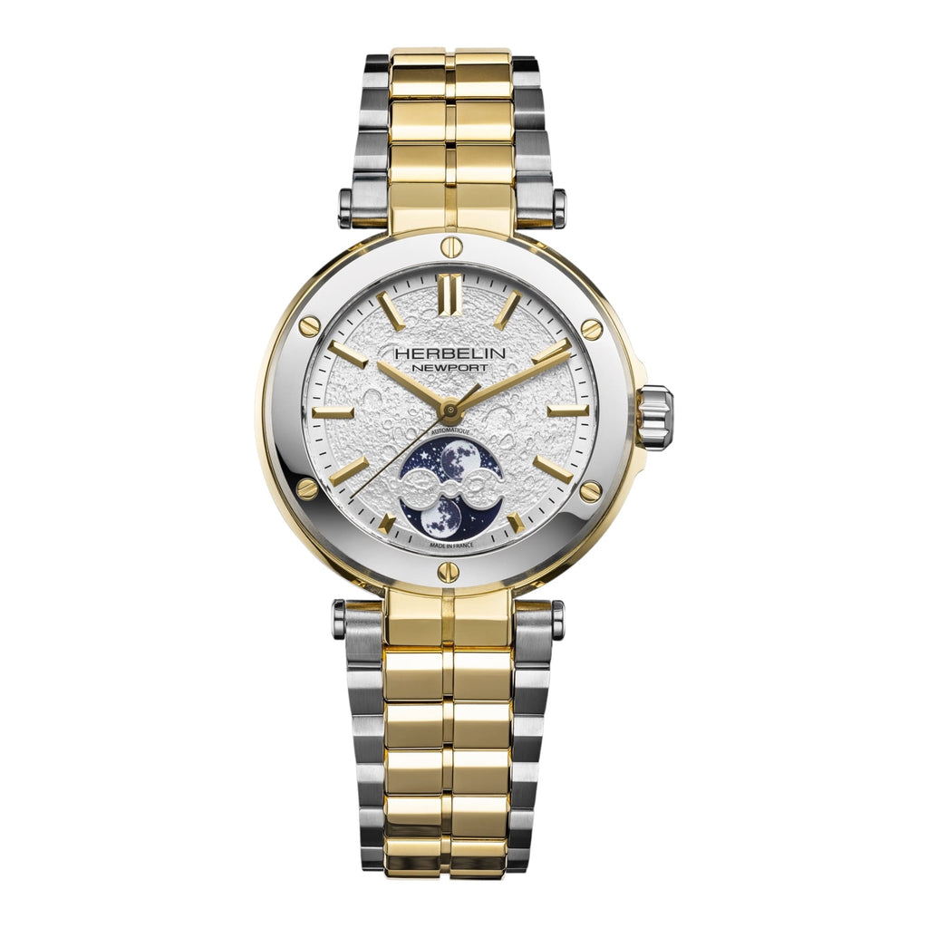 Newport Quartz - 35mm - Automatique Phases de lune - 2879BT1N11