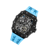 Elemental Series-Carbon Fiber Automatic Watch - TB8209CF-04-Black Blue Carbon Fiber