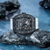 Elemental Series-Carbon Fiber Automatic Watch - TB8210CF-02-Elite White