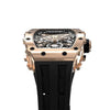 Elemental Series-Calendar - TB8208A-07-Rose Gold Black