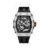 Elemental Series-Cubic Zirconia Automatic Watch - TB8208D-06-Black