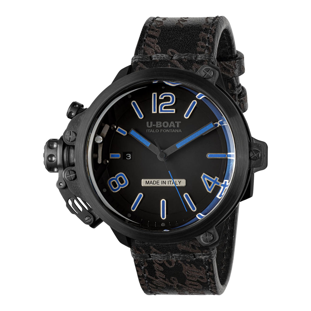 U-BOAT Capsule PVD BK BL - 50mm - Automatique - 8806