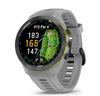 GARMIN - Approach S70 - 42 mm - Lunette en céramique noire avec bracelet en silicone gris - 010-02746-11