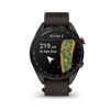 GARMIN - Approach® S72 - 43 mm - Lunette titane Carbon Gray DLC/bronze, bracelet tissu ComfortFit - 010-04147-02