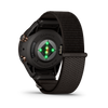GARMIN - Approach® S72 - 43 mm - Lunette titane Carbon Gray DLC/bronze, bracelet tissu ComfortFit - 010-04147-02