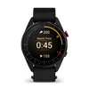 GARMIN - Approach® S72 - 47 mm - Lunette titane Carbon Gray DLC/rouge, bracelet tissu ComfortFit noir - 010-04148-02