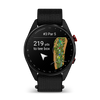 GARMIN - Approach® S72 - 47 mm - Lunette titane Carbon Gray DLC/rouge, bracelet tissu ComfortFit noir - 010-04148-02