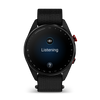 GARMIN - Approach® S72 - 47 mm - Lunette titane Carbon Gray DLC/rouge, bracelet tissu ComfortFit noir - 010-04148-02