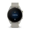 GARMIN - Approach® S72 - 47 mm - Lunette titane Silver/citron, bracelet tissu ComfortFit gris cendré/citron - 010-04148-04