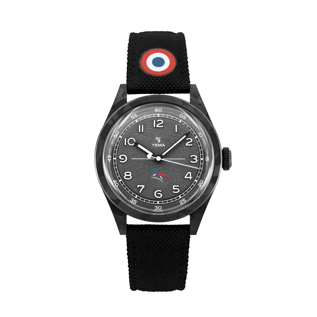 Montre YEMA Flygraf Pilot French Air Force YMHF1593AA-CA – vue 1