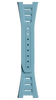 BRACELET URBAN en caoutchouc ajouré bleu glacier pour la BR-X5- B-P-047