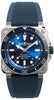 BR 03-92 DIVER BLUE-BR0392-D-BU-ST/SRB