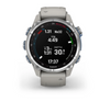 Descent™ Mk3 - 43mm  Acier inoxydable avec bracelet en silicone gris cendré - 010-02753-04