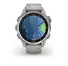 Descent™ Mk3 - 43mm  Acier inoxydable avec bracelet en silicone gris cendré - 010-02753-04