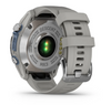 Descent™ Mk3 - 43mm  Acier inoxydable avec bracelet en silicone gris cendré - 010-02753-04
