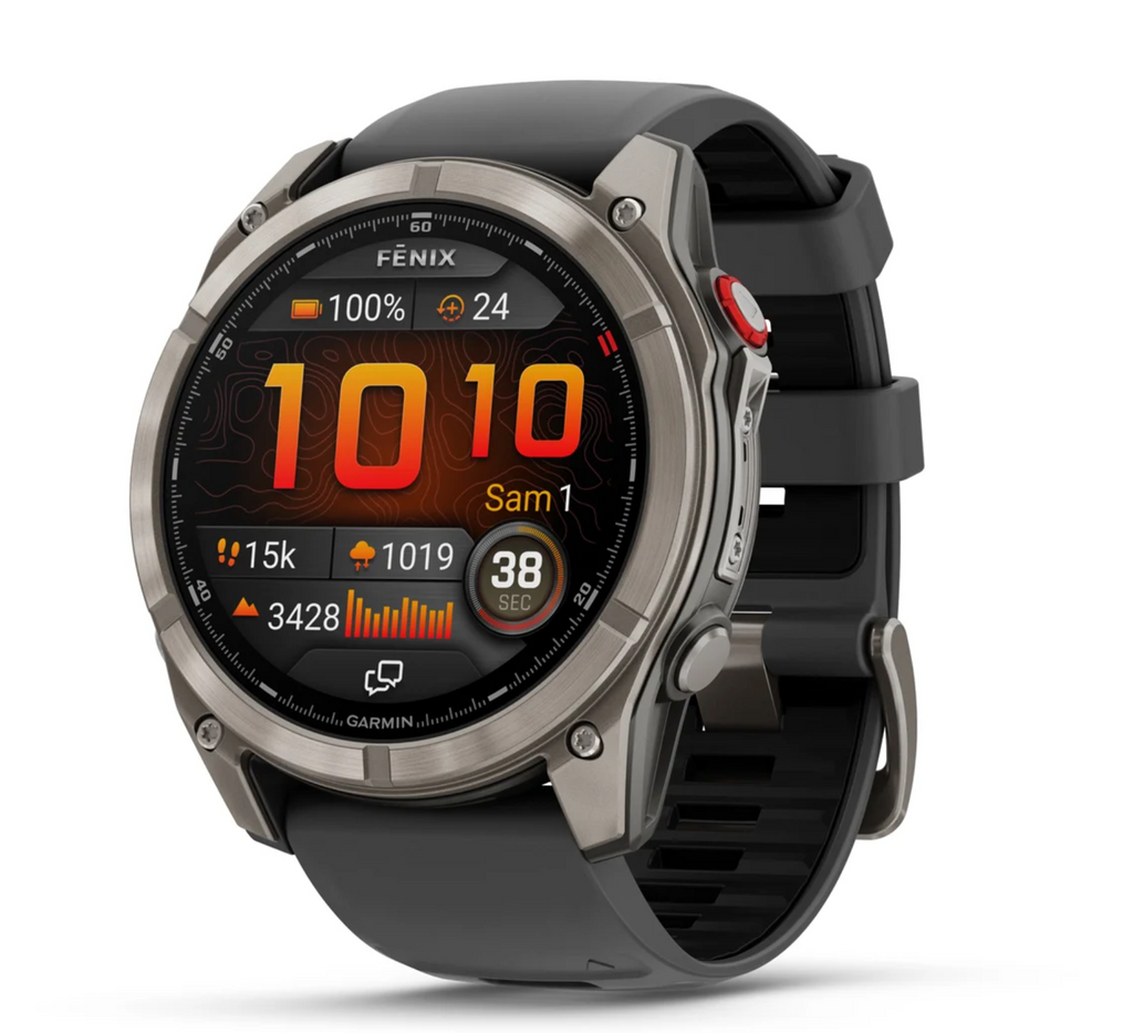 Garmin - Fēnix 6x - Sapphire Carbon Gray DLC with Black Bracelet - 010-02157-11
