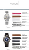 Bracelets leather for watch *Newport * series 12264/... 12266/... 12268/...