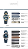 Recharge Bracelet en cuir pour *Newport * série 32455 / ...12288 / ...