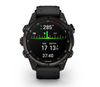 Descent™ Mk3i – 43 mm  Titane avec revêtement Carbon Gray DLC et bracelet noir - 010-02753-11