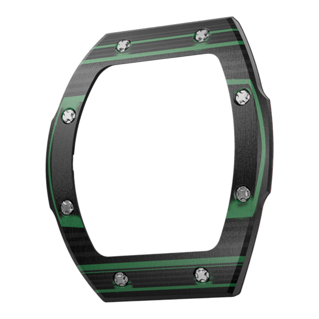 Elemental Series-Automatic Watch  - Lunette Atomic Carbone Vert - Compatible avec les lignes TB8214 et TB8218 - TB8218BZCF05