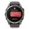 Garmin - Fēnix 6x - Sapphire Carbon Gray DLC with Black Bracelet - 010-02157-11